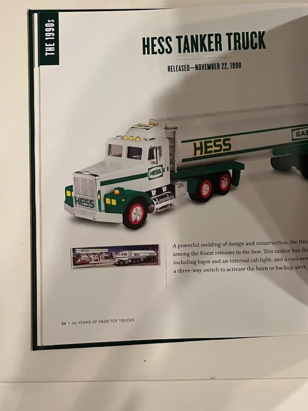 Hess 50 Years of Hess Toy Trucks Hardcover Book 50th Anniversary Collector Guide
